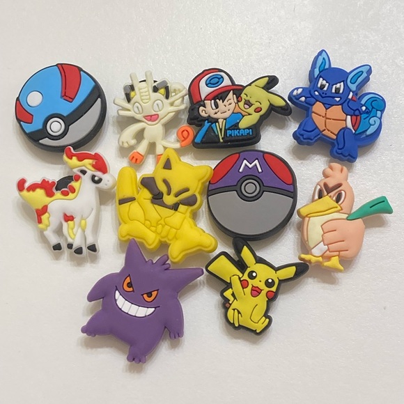 CROCS Jewelry - Pokemon 10PCS Croc Charm Set